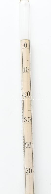 5 db araometer 2 db 100 C és 150 C-os, maligánmérő eredeti tokban lombik higanyos hőmérők. - Image 3