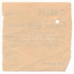 ~1920-1930. 'Fizetési bárca 1db lúd, pulyka vagy libamáj után lefizetett 34 aranyfillér értékben' 'C 89196' sorszámmal T:III szakadás - Image 2