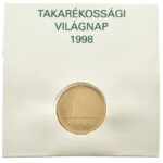 1998. 1Ft Cu-Ni-Zn 'OTP / Takarékossági Világnap 1998' csomagolásban T:1 a csomagolás sérült