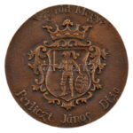 Marosits István (1943-) DN 'Nógrád Megye Perliczi János Díja' kétoldalas bronz emlékérem (93mm) T:1-
