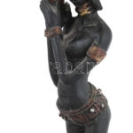 2 db afrikai faszobor 42 cm - Image 3