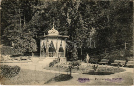 1915 Krynica, Krynica-Zdrój; Pavillon dia Muzyki / music pavilion + 'K.u.K. 10. Kavallerietruppendivisions-Kommando' (fl)