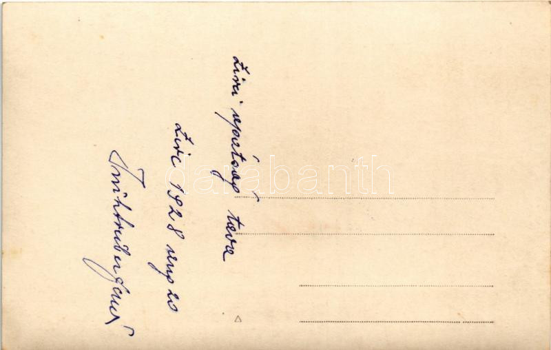 1928 Zirc, Apátsági tó, csónakázók. photo - Image 2