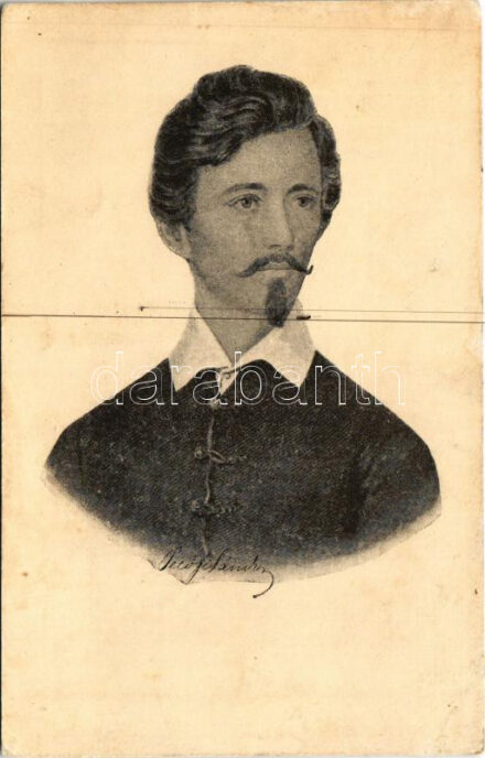 Petőfi Sándor. A Petőfi Centenárium emlékére 1823-1923. 'Színes Írások' kiadása s: Barabás (r)