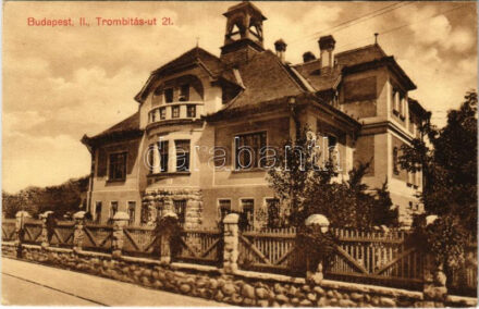 Budapest II. Rózsadomb, Trombitás út 21. szám alatti villa