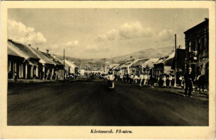 Kőrösmező, Körösmező, Yasinia, Yasinya, Jaszinya, Jassinja, Jasina; Fő utca, folklór. Rosenthál Margit kiadása / main street, folklore