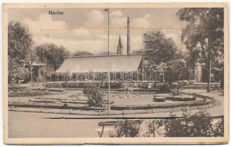 Buziásfürdő, Baile Buzias; leporellólap 10 képpel / leporellocard with 10 pictures (EK)