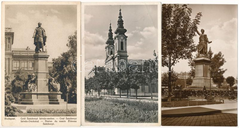 13 db régi fekete - fehér Budapest