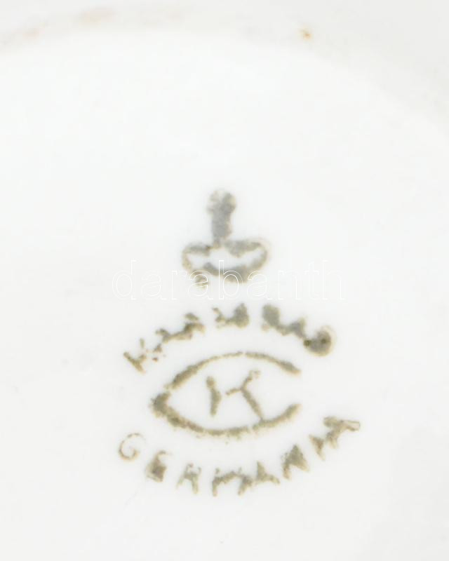 Cape Knoll porcelán teás csésze. Kézzel festett, jelzett, minimális kopással - Image 3