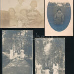 cca 1910-1930 10 db vegyes régi fotó, 8x5 cm és 14x9 cm között - Image 2