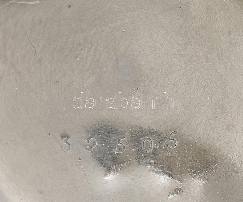 Zsebóra, mechanikus szerkezettel, kulccsal, tisztításra szorul, elindul, de megáll, jelzett d: 45mm - Image 4