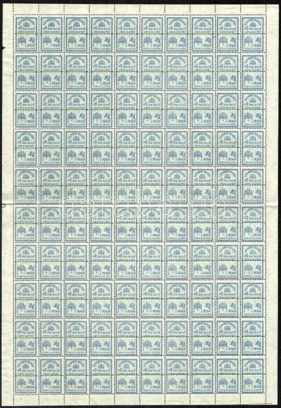 1944 Számlailleték 4P hajtott 100-as ív (20.000)