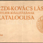 1906-1910 Kézdi-Kovács László (1864 - 1942) festőművész 3 db kiállítási katalógusa - Image 2