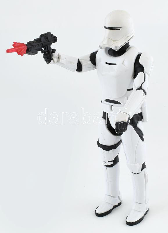 Hasbro Star Wars rohamosztagos figura, mozgatható végtagokkal, fegyverrel, m: 30 cm / Star Wars Stormtrooper figurine, with blaster and moving parts