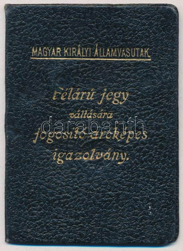 1944 Katona arcképes vasúti igazolványa - Image 2