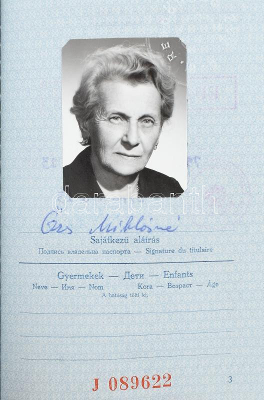 1974 Útlevél belga, német, osztrák vízumokkal - Image 3