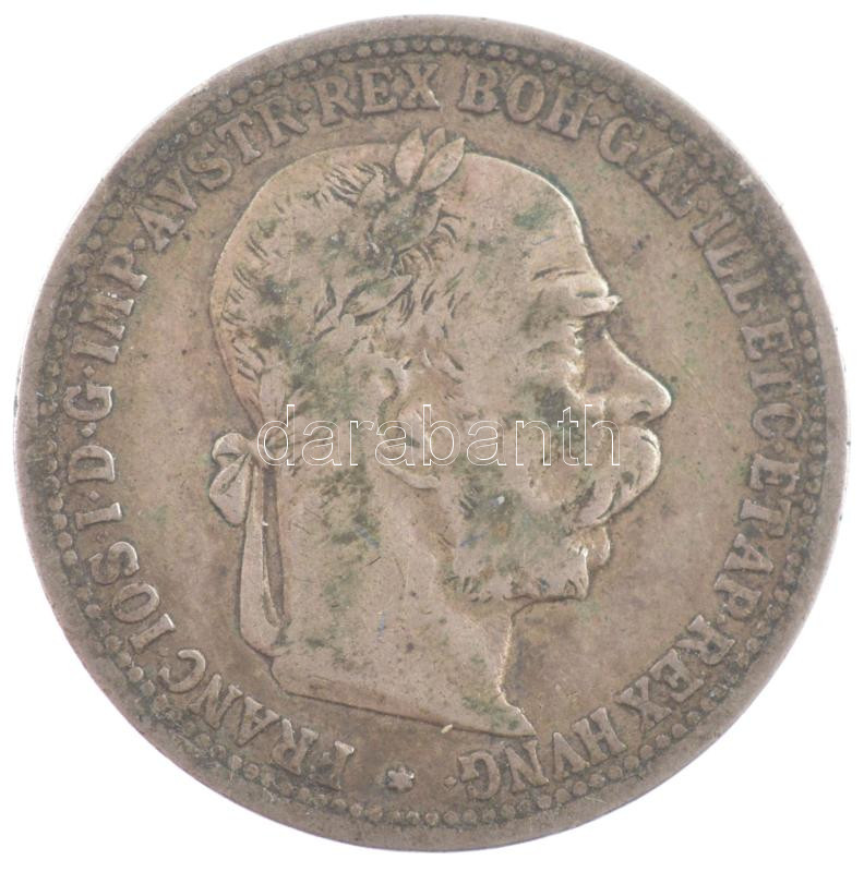 Ausztria 1894. 1K Ag 'Ferenc József' T:2- patina Austria 1894. 1 Corona Ag 'Franz Joseph' C:VF patina Krause KM#2804 - Image 2