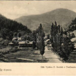 Lucski-fürdő, Lúcky Kúpele (Liptó); látkép. P. Sochán kiadása / general view, spa (vágott / cut)