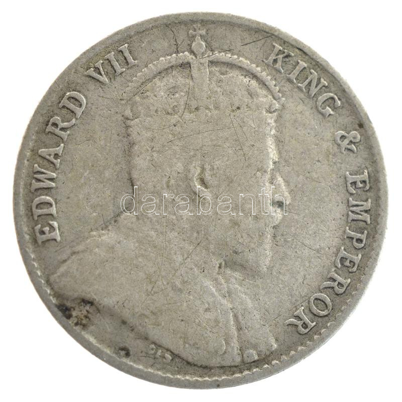 Srí Lanka / Ceylon 1910. 10c Ag 'VII. Edvárd' T:2-,3 patina Sri Lanka / Ceylon 1910. 10 Cents Ag 'Edward VII' C:VF,F patina Krause KM#97 - Image 2