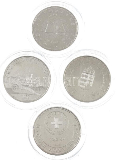 2004-2007. 50Ft Cu-Ni (4xklf) forgalmi emlékkiadások kapszulában T:BU Adamo FOEM3, FOEM6, FOEM7, FOEM8