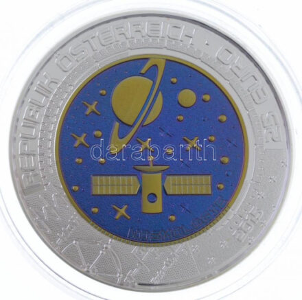 Ausztria 2015. 25E Ag-Nb 'Kozmológia' eredeti tokban, tanúsítvánnyal T:BU Austria 2015. 25 Euro Ag-Nb 'Cosmology' in original case, with certificate C:BU Krause KM# 3238