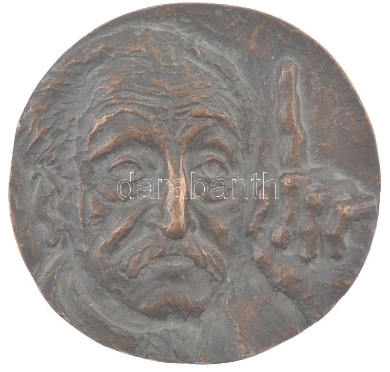 ~1980-1990. 'Kós Károly 1883-1977' kétoldalas bronz emlékérem (95mm) T:1-