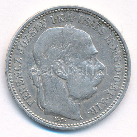 1895KB 1K Ag 'Ferenc József' T:2- Adamo K5