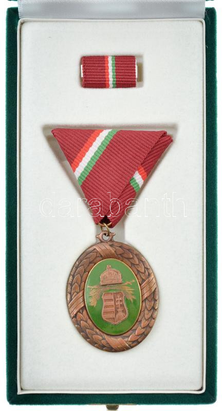 2002. Az 'Aranykor' Kitüntető Cím bronz fokozata zománcozott bronz kitüntetés mellszalagon, szalagsávval dísztokban T:1 NMK 814