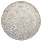 Ausztria 1863A 1Fl Ag 'Ferenc József' T:1- patina, egy karc Austria 1863A 1 Florin Ag 'Franz Joseph' C:AU patina, a scratch Krause KM#2219