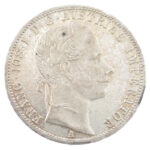 Ausztria 1863A 1Fl Ag 'Ferenc József' T:1- patina, egy karc Austria 1863A 1 Florin Ag 'Franz Joseph' C:AU patina, a scratch Krause KM#2219 - Image 2