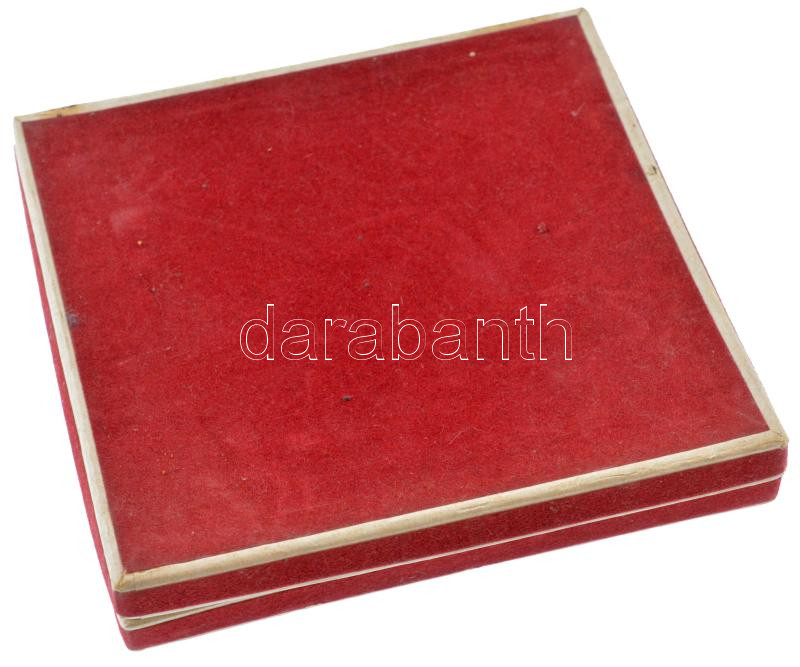 DN 'Csepelért' Br plakett eredeti tokban (~116mm) Szign.:C A(?) T:1 - Image 3