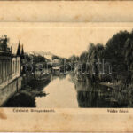 Beregszász, Beregovo, Berehove; Vérke folyó. W.L. Bp. 6093. 'Ideal' Friedmann Moritz kiadása / riverside (EM)