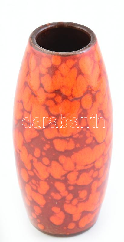 Német retró váza, jelzett, hibátlan, m: 18,5 cm