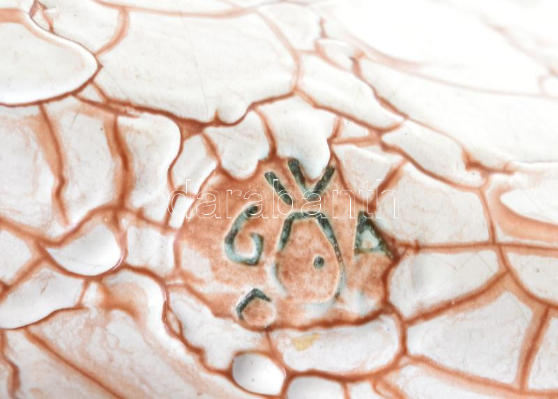 Iparművészeti Gorka váza, kerámia, jelzett, hibátlan, m: 16,5cm - Image 3
