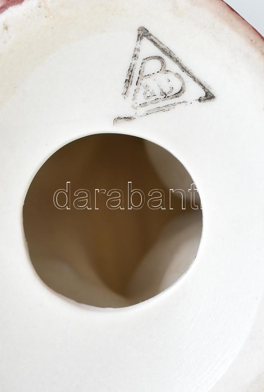 Táncos lány. Jelzett porcelán figura, kis kopással 25 cm - Image 3