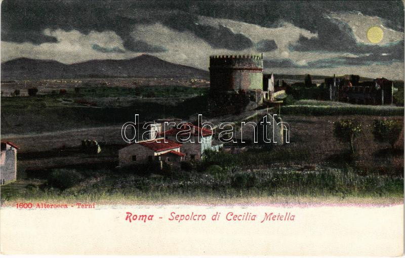 Roma, Rome; Sepolcro di Cecilia Metella / mausoleum