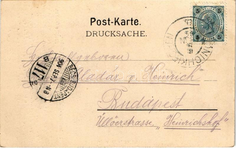 1904 Mönichkirchen, Niederösterr.-Steirische Grenze bei Mönichkirchen / Lower Austria-Styrian border - Image 2
