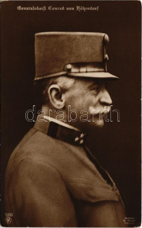 Generaloberst Conrad von Hötzendorf / WWI Austro-Hungarian K.u.K. military field marshal (EK)