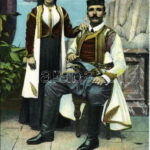 Montenegriner / Montenegrini / Montenegrin folklore, couple