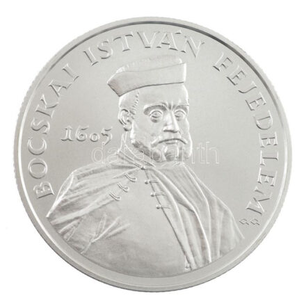 2005. 5000Ft Ag 'Bocskai István' kapszulában, tanúsítvánnyal, dísztokban T:BU Adamo EM199