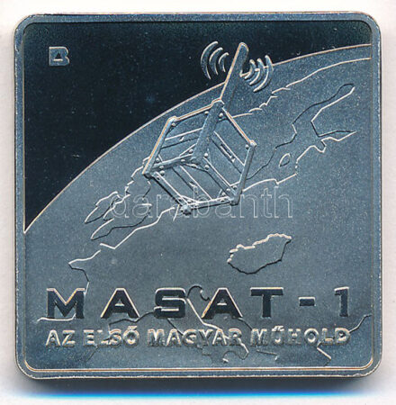 2012. 1000Ft 'MASAT-1, az első magyar műhold' kapszulában T:PP patina Adamo EM248