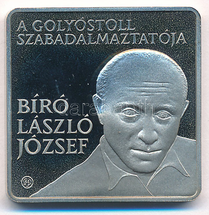2010. 1000Ft Cu-Ni 'Bíró László József, a golyóstoll szabadalmaztatója' kapszulában T:PP patina Adamo EM232