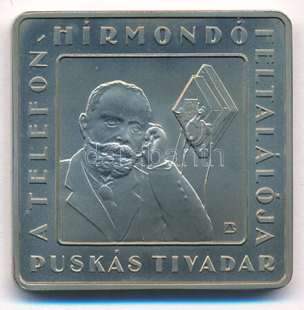 2008. 1000Ft Cu-Ni 'Telefonhírmondó - Puskás Tivadar' kapszulában T:BU Adamo EM216
