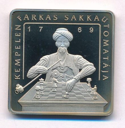 2002. 500Ft Cu-Ni 'Kempelen Farkas Sakkautomatája' kapszulában T:PP kis patina Adamo EM181