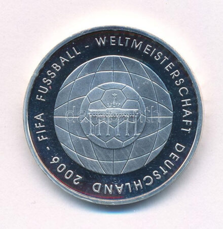 Németország 2006. 10 Euro Ag 'FIFA 2006 Világbajnokság' T:1 (PP): apró karc Germany 2006. 10 Euro Ag 'FIFA World Championship' C:UNC (PP) slightly scratched