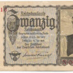 Német Harmadik Birodalom 1939. 20M 'N 00855116' T:III German Third Reich 1939. 20 Mark 'N 00855116' C:F Krause P#5A