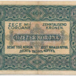 1923. 10.000K 'Orell Füssli Zürich' nyomdahely jelöléssel, piros sorozat-és sorszámmal 'C35 06640' T:III Adamo K42 - Image 2