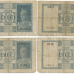 Olaszország 1935. 10L (4db) T:III,III- Italy 1935. 10 Lire (4pcs) C:F,VG Krause P#25 - Image 2