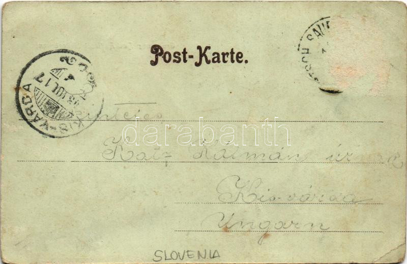 1903 Rogaska Slatina, Rohitsch-Sauerbrunn; Schwimmschule / swimming school (Rb) - Image 2