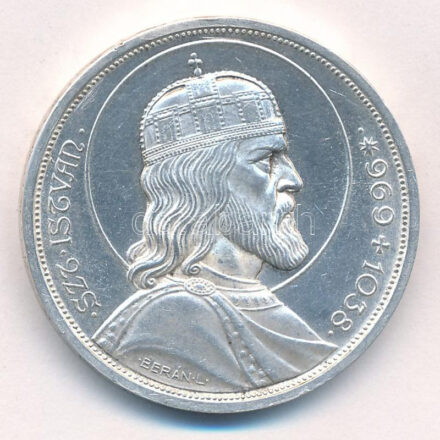 1938. 5P Ag 'Szent István' T:1- Adamo P8.1